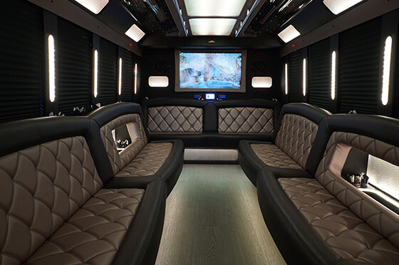 Custom leather seating