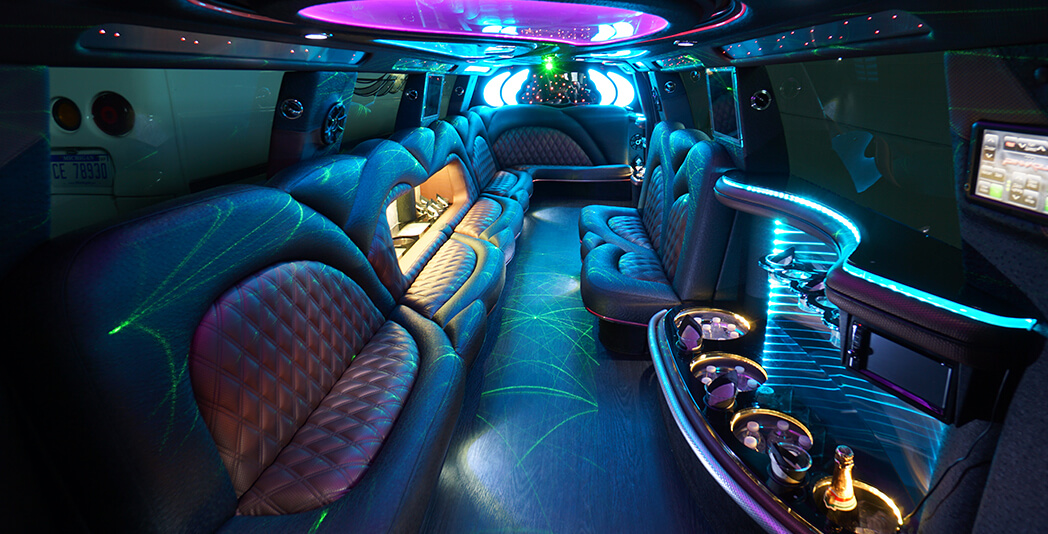 Bloomfield Hills limousine interior